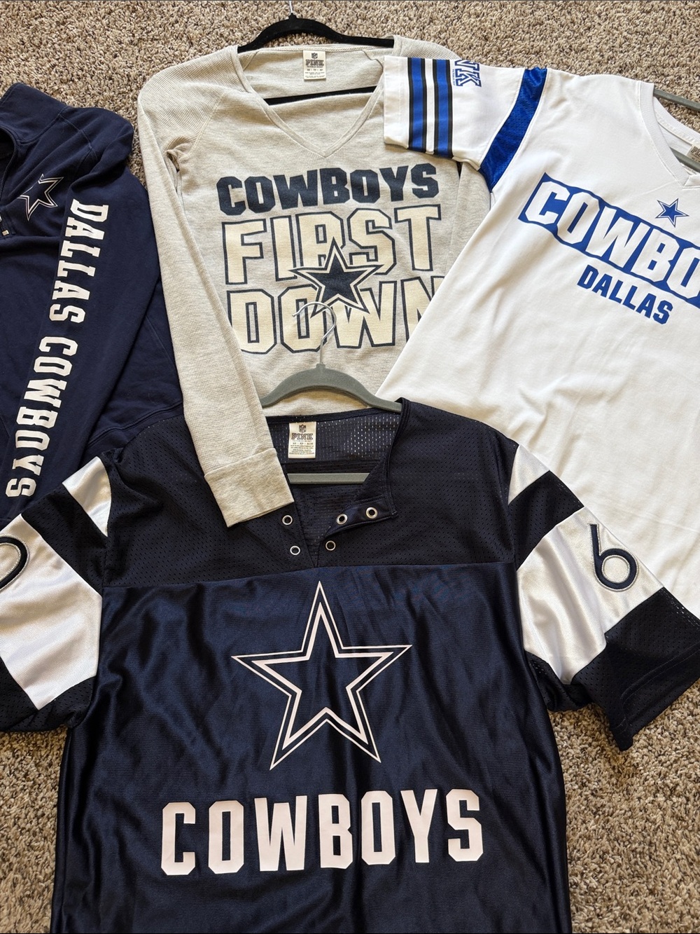 Victoria’s Secret PINK Colligate Dallas Cowboy Collection lot
